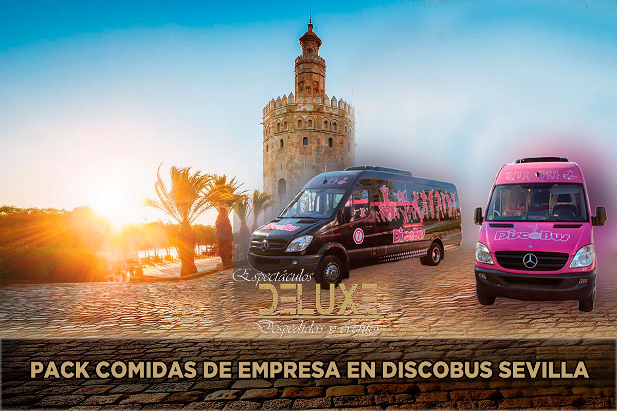 Pack comidas de empresa en discobus Sevilla